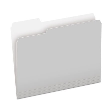 Tops Business Forms Pendaflex, COLORED FILE FOLDERS, 1/3-CUT TABS, LETTER SIZE, GRAY/LIGHT GRAY, 100PK 15213GRA